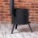 Oven for a cauldron 16 l d = 42 cm, with a chimney, with a door