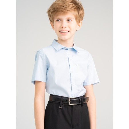 Artificial leather belt for boys, size 85 cm