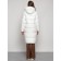 Coat insulated winter female, size 48, white color