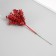 Decorative bouquet "Flower" length 22 cm, red