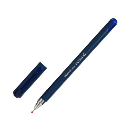 Ballpoint handle Berlingo Ultra X2, 0.7 mm, needle rod, blue-7