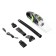 Vacuum cleaner car cartage, wireless, 3 nozzles, 130 watts, 12 V, black-green