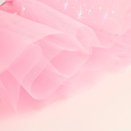 Carnival set "Angel" 2 items: skirt, wings, pink color-2
