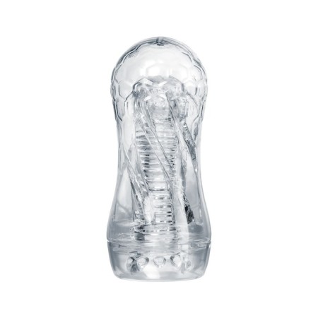 Masturbator A-Toys Nettl, ABS plastic, transparent 18.5 cm-1