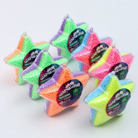 Ball plasticine "Star", mix-3