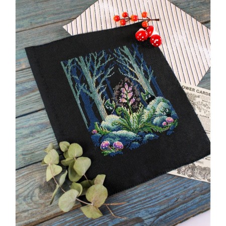 Embroidery set "Fern bloomed" 20 × 16 cm-3