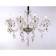 Suspended classic chandelier with crystal Ambrella Light, Classic, TR4906, 8HE14, Color Chrome