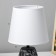 Pablo table lamp 1x40W E27 Black and white 18x18x30 cm Risalux