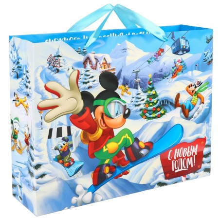 New Year. Gift package, 31x40x11.5 cm, packaging, Mickey Mouse-1
