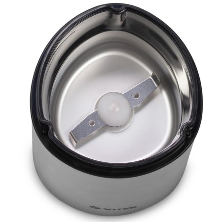 Vitek VT-1544 coffee grinder, electric, knife, 200 watts, 70 g, silver-3