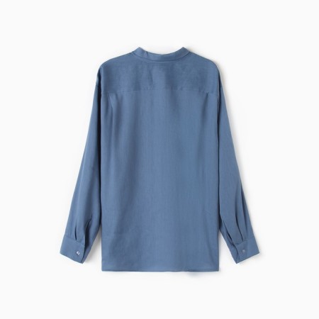 Men's shirt with long sleeve MIST R.48, blue-8
