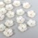 Beads for creativity plastic "Flower" set 25 pcs pearl mother of pearl 0.8x0.8 cm