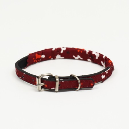 Collar with a scarf "Bright Life", 32 x 1 cm, burgundy-2