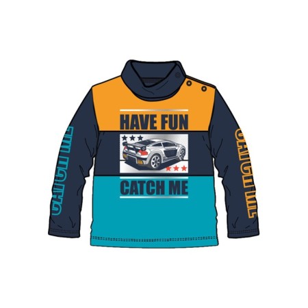 Turtleneck for a boy, height 86 cm-5