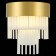 Sconces st. SL1352.201.01. Aversa. 1x40 W, E14, 26x30 cm, golden color