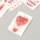 Cardboard "I love you" set 10 pcs (5 types) 4x6 cm