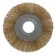 Metal brush for ushm scrap, flat, landing 22 mm, 100 mm