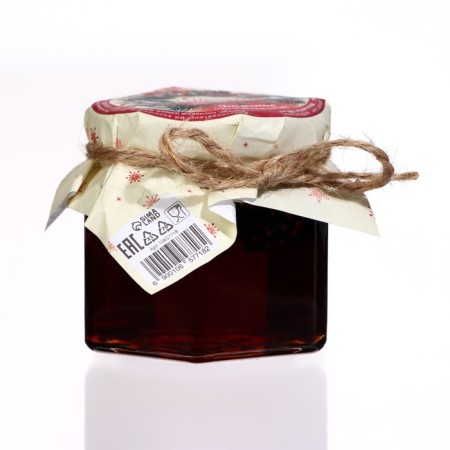 New Year. Pine cone jam "Happy New Year!", 100 ml-2