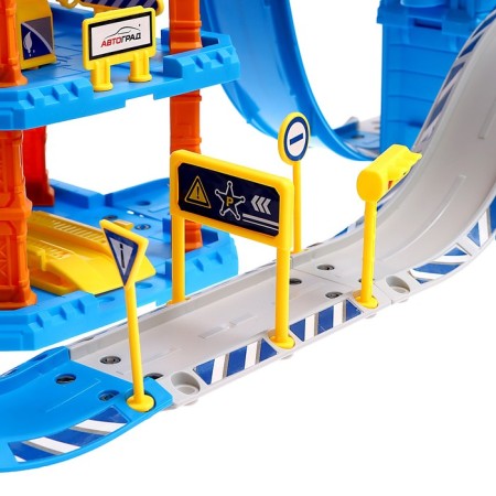 Parking "Police Party", with metal machines and helicopter-10