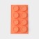 Baking uniform “Conddy”, silicone, 29 × 17 × 2.1 cm, 8 cells (D = 6 cm), Orange color