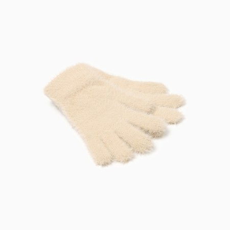 Minaku gloves, beige color, 21 cm-1