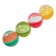 Rubber ball "Fruits", 4.5 cm, species mix