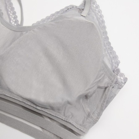 Female set (top, panties) Gray color, size 42-44-3