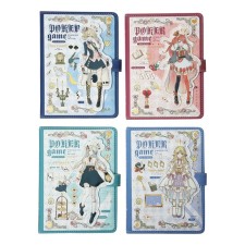 Gift notebook, A6, 112 sheets, color block, with a curly knife, PVC cover, 