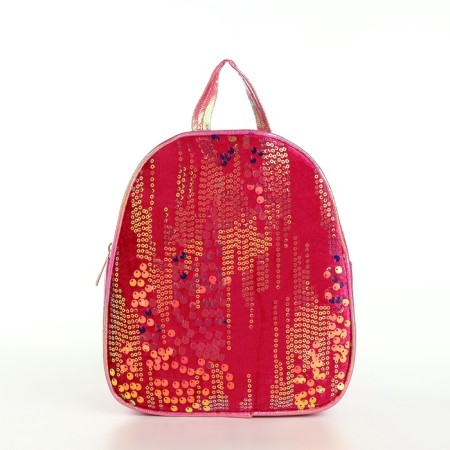 Children's backpack, 20*9*23, lightning departure, sparkles, pink-3