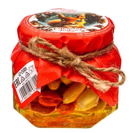 Walnut assorted "Happy New Year" in pine syrup, 100 ml-1