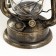 Kerosene lamp decorative black with a golden patina 14x18x27.5 cm Risalux