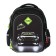 School backpack 40x33x15cm, ergonomic back, Across 410, gray/green