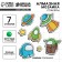 Diamond mosaic-sticker with full filling for children "Cosmos"