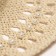 Women's hat with Minaku decor Milk color, rr 56-58