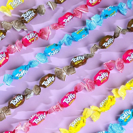 Chewing sweets TOFFIX SOUR MIX, 1 kg-2