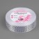 Satin tape "Golshek", 25 mm × 23 ± 1 m, white color No. 001
