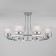 Ceiling chandelier with glass ceilings Calle, 40W, E27, 75x75x42 cm