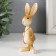 Souvenir Polystone "Bunny with a bag over the shoulder" 5x3.5x11 cm