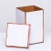 Folding box, gold, 14 x 23 cm