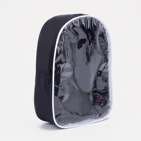 Cosmetic bag with lightning, black color-1