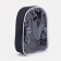 Cosmetic bag with lightning, black color