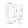 Electric Implementer Indigo ARC, 600x400 mm, hidden installation, white