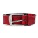Belt belt children's genuine leather 46422 red 100x3x0.3 cm