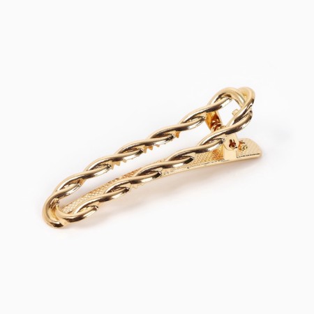 Hair clip "Dream" Golden, 5.5 x 2 cm-3