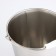 A bucket with a lid, 10 l, d = 26 cm, stainless steel