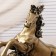 Table watch "Horse", Color Gold, 51x39x17 cm Mix