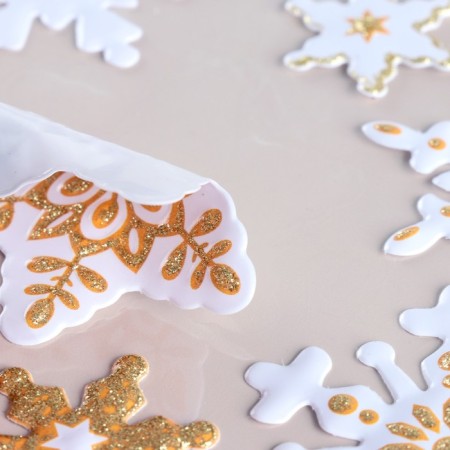 Stickers on the windows "New Year" deer, white background, 25x14 cm-1