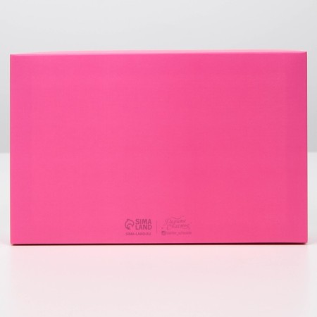 Confectionery box, packaging, Fuchsia, 22 x 8 x 13.5 cm-4