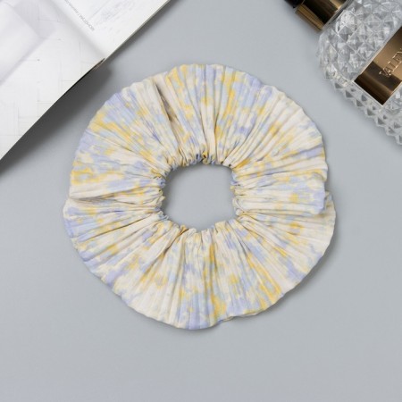 Hair elastic band "Orbit" Asslet Spring, 12 cm, yellow-blue-1