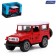 Metal “jeep”, inertial, red color